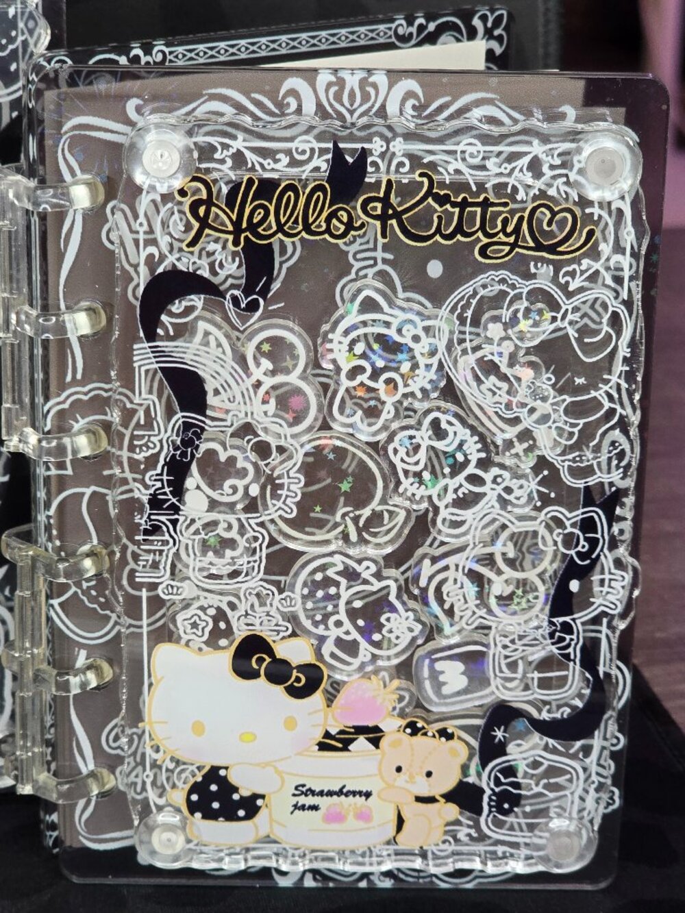 Acrylic Shaker Notebook Hello Kitty Set - Picture 3 of 6